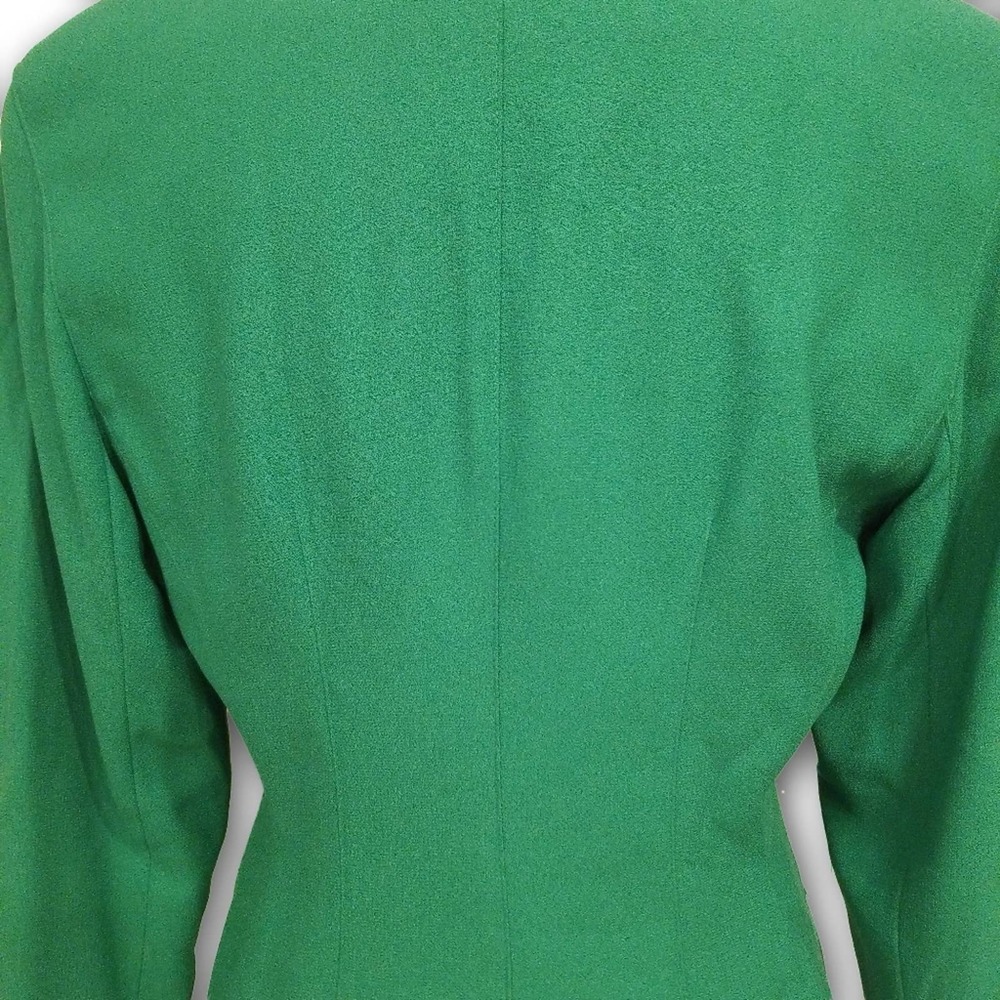 Casual Corner Vintage 70s Skirt Suit Green Size 10 - Picture 6 of 16